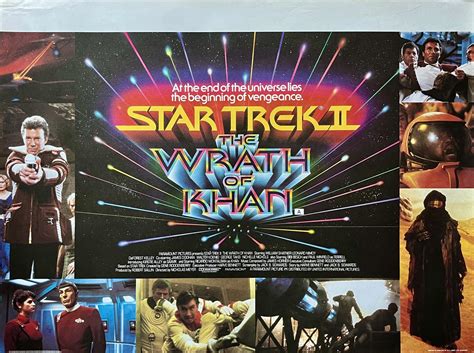 Original Star Trek II: The Wrath of Khan Movie Poster - Gene Roddenberry