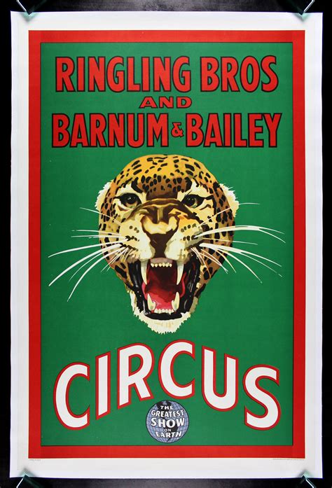 CIRCUS POSTERS * VINTAGE RINGLING BROS BARNUM AND BAILEY CIRCUS POSTERS ...