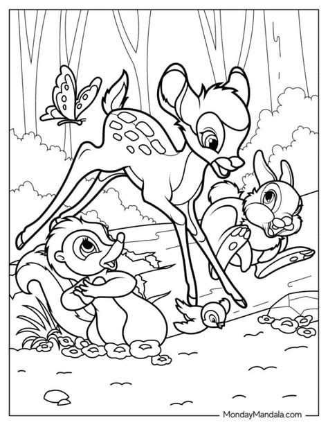 20 Bambi Coloring Pages (Free PDF Printables)