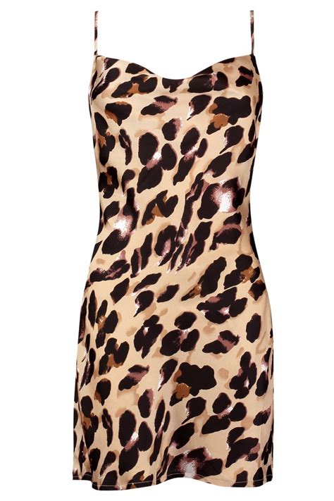 Satin Leopard Print Mini Dress | Leopard print outfits, Print clothes ...