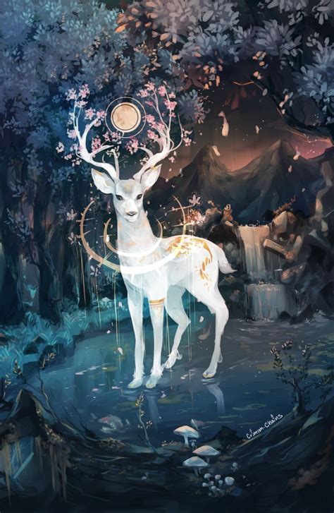 crimson-chains: Deer God