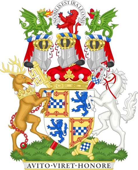 Coat of arms of the marquess of Bute - Marquess of Bute - Wikipedia | Escudo nobiliario, Escudo ...