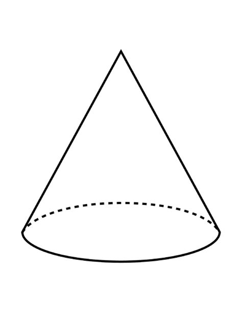geometry - Drawing a Cone on a Plane - Mathematics Stack Exchange