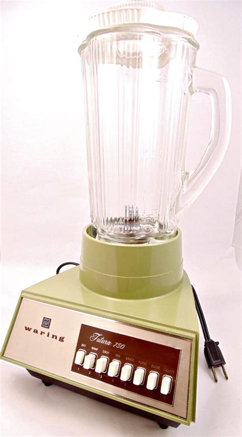 Vintage Blender Waring Futura 750 Avacado Green Smoothie