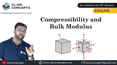 Compressibility and Bulk Modulus explained conceptually (English) - YouTube