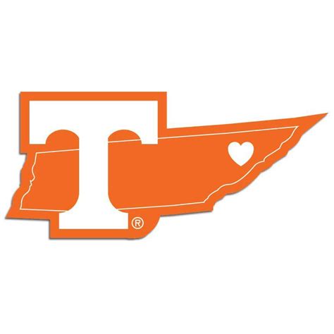 Tennessee Volunteers Home State Decal | Tennessee volunteers, Team ...