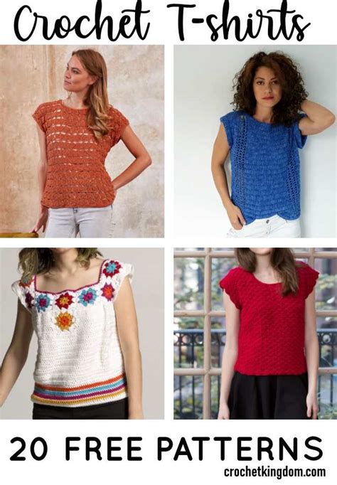 20 Crochet T-shirt Patterns Free to Download Now!