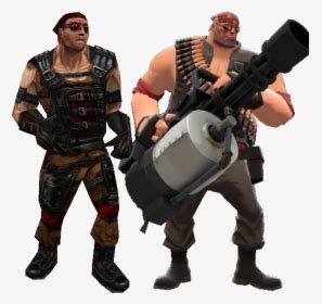 Buff Heavy Tf2, HD Png Download - kindpng