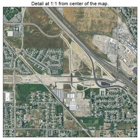 Aerial Photography Map of Lehi, UT Utah