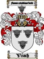 Veach Family Crest / Coat of Arms JPG or PDF Image Download - Coat of Arms