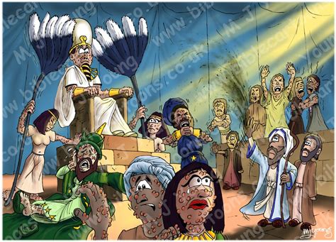 Exodus 09 - The Ten plagues of Egypt - The plague of boils (Version 01) | Bible Cartoons