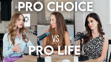 PRO LIFE vs. PRO CHOICE debate | opposing views with Lila Rose & Brenda Davies - YouTube