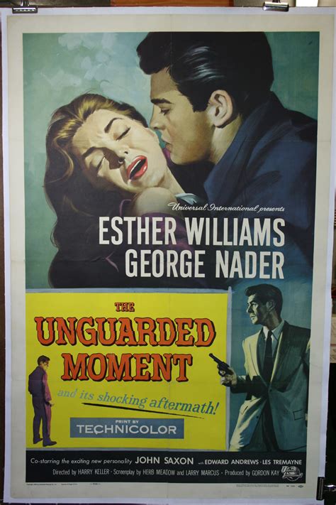 THE UNGUARDED MOMENT, Original Film Noir Poster - Original Vintage ...