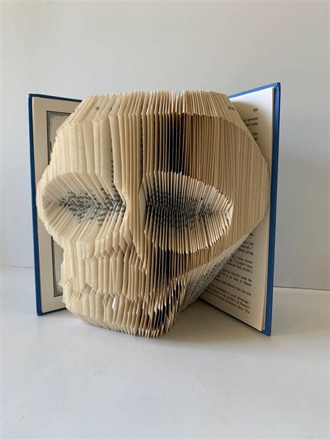 Book Folding Pattern, Book Sculpture, Mark and Measure, Instant Download, Tried and Tested, Book ...