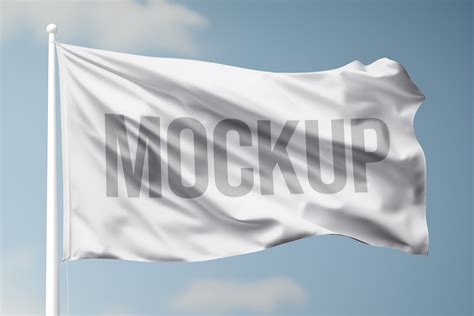 Flag Mockup - Mockup World