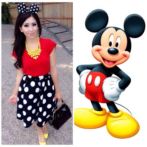 Disney Style! Mickey Mouse Inspired Outfit! #red#yellow #polkadots ...