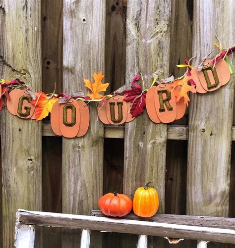 30+ Fall Garland With Pumpkins - DECOOMO