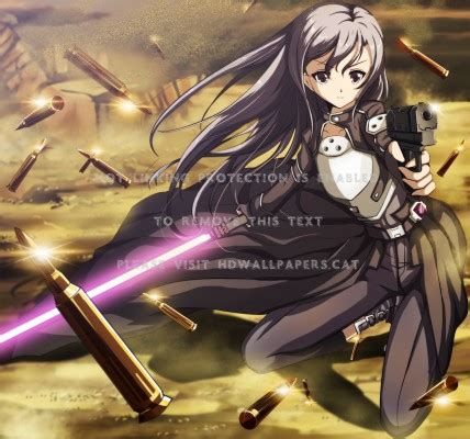 Kirito Vs Death Gun - 2834x1464 Wallpaper - teahub.io