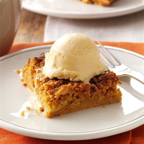 Great Pumpkin Dessert ****** Canned pumpkin with yellow cake mix make these bars an effortless ...