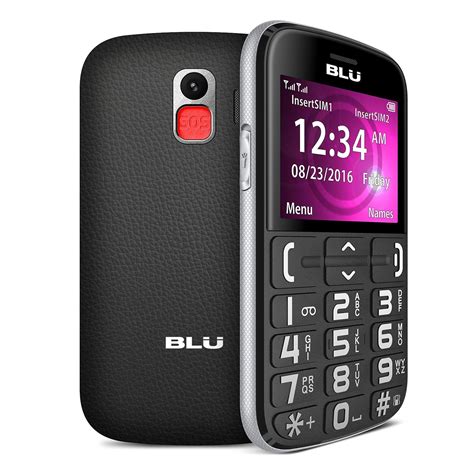 Unlocked Dual Sim Cell phone with SOS Button -BLU JOY - GSM