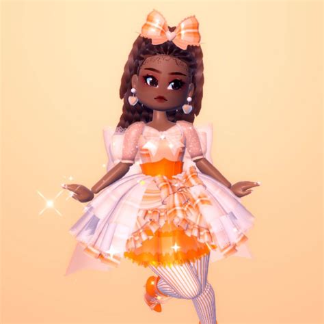 Royale High Orange Mahou Shoujo Inspired Outfit | Aesthetic roblox royale high outfits, Orange ...