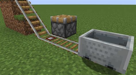 What does different rails do in Minecraft?