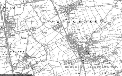 Old Maps of Houghton-Le-Spring, Tyne and Wear