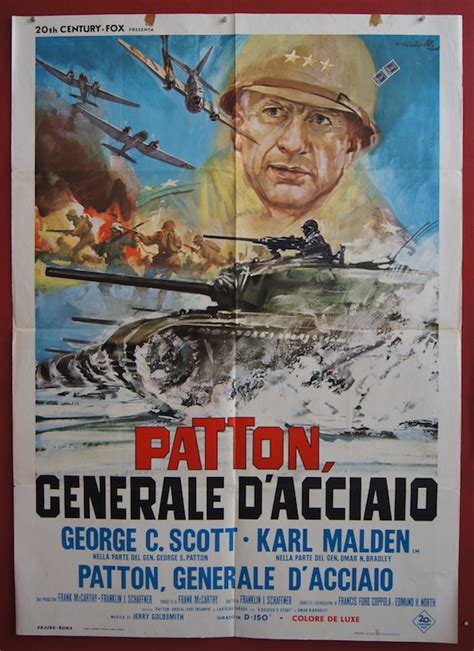 PATTON original Italian movie poster George C. Scott 1970 - MOVIE★INK. AMSTERDAM