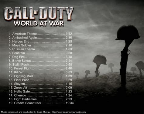 Sean Murray’s Call of Duty World at War Official Soundtrack Free For Download! – LOYAL K.N.G.