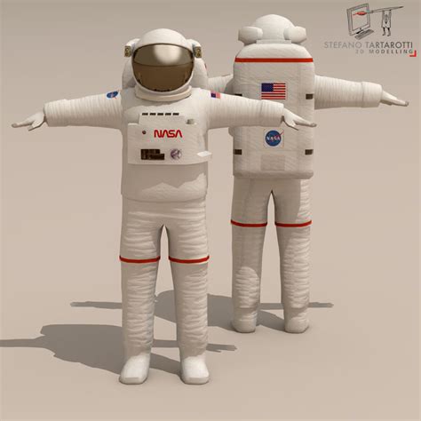 Astronaut 3D Model - FlatPyramid