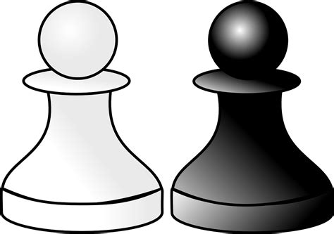 Schach Bauer Schachfiguren - Kostenlose Vektorgrafik auf Pixabay