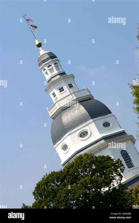 Maryland State House Annapolis Maryland Stock Photo - Alamy