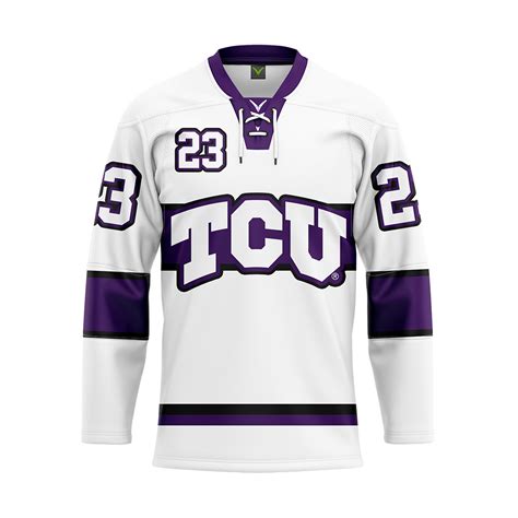 TCU White Custom Replica Sublimated Jersey – Verbero™