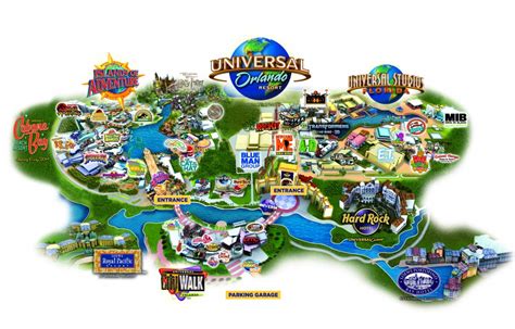 Universal Studios Florida Resort Map | Printable Maps