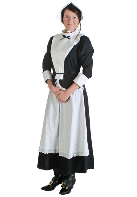 Classic Womens Pilgrim Costume - Colonial Costumes