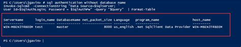 Learn about SQL Server Connection String Options with PowerShell