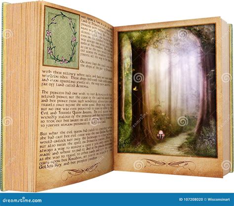 Reading Book, Read Story, Isolated Stock Photo - Illustration of time, fantasy: 107208020