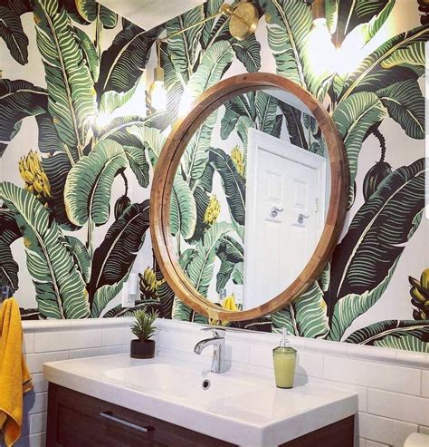 20+ Palm Leaf Wallpaper Bathroom – The Urban Decor