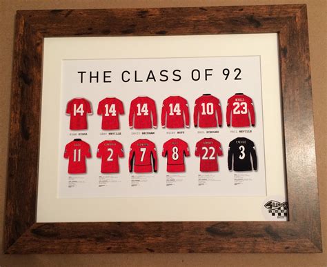 Manchester United the Class of 92 A4 Print - Etsy Australia