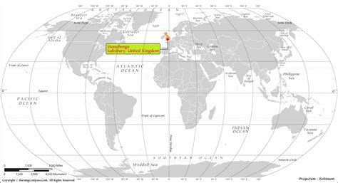 Stonehenge Location Map