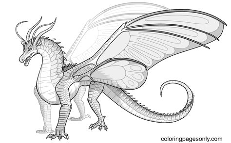 Sandwing Drachen Malvorlagen - Wings Of Fire Malvorlagen - Malvorlagen ...