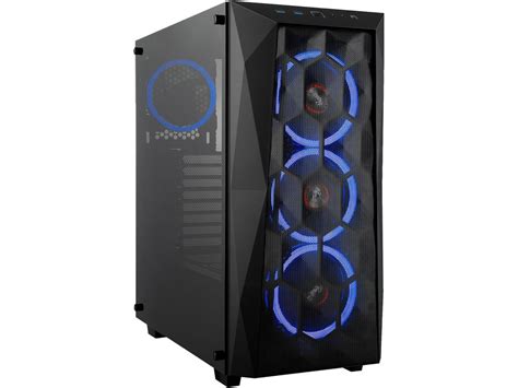 Rosewill ATX Mid Tower Gaming PC Computer Case with Front Mesh Ventilation, Temp 840951129340 | eBay