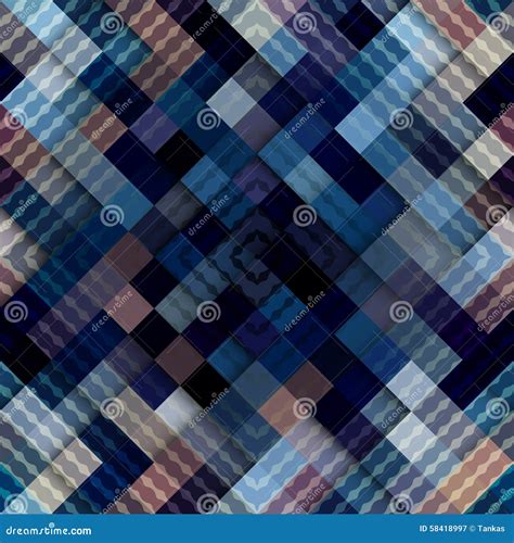 Navy Blue Abstract Geometric Pattern Stock Vector - Illustration of ...