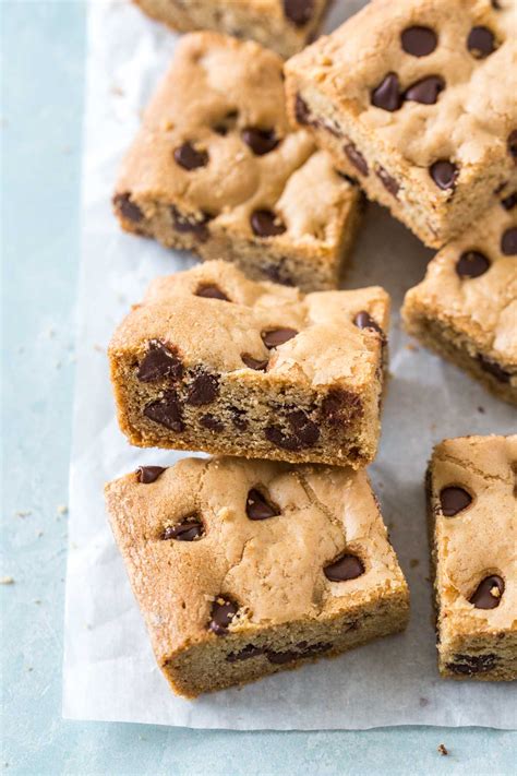 Chocolate Chip Cookie Bars (Dairy Free) - Simply Whisked