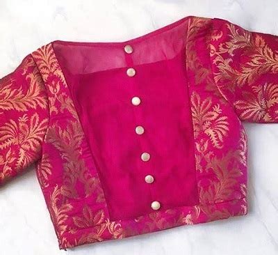 30 Latest Designs of Banarasi Blouse Designs For Sarees (2023) Trending This Year - Tips and Beauty