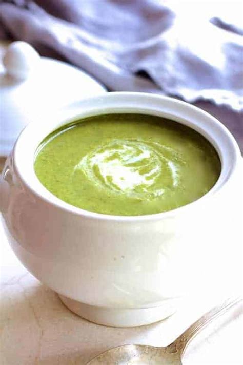 Cream of Green Vegetable Soup Recipe - From A Chef's Kitchen