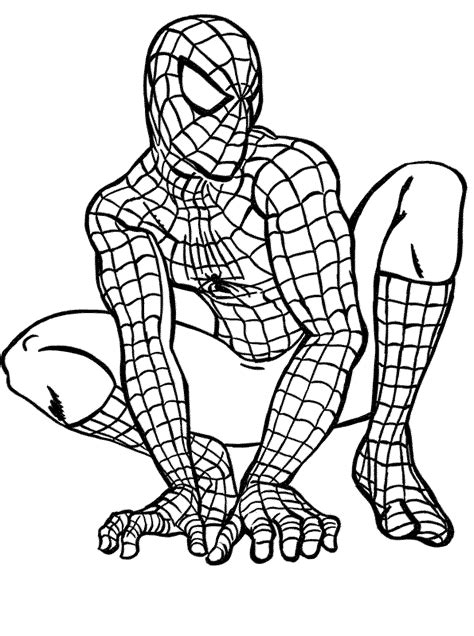 Spiderman Coloring Pages Download - Printable Kids Colouring Pages - Coloring Home