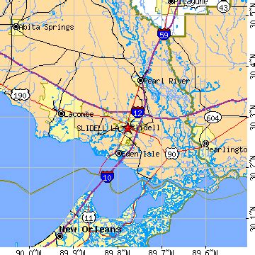 Slidell, Louisiana (LA) ~ population data, races, housing & economy