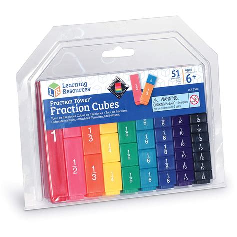 Learning Resources Fraction Tower Cubes – TopToy