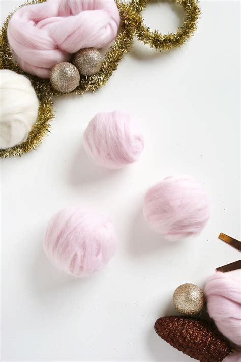 Embroidered Felt Wool Ornament DIY - A Beautiful Mess